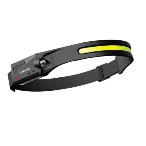 Otsalamppu SUPERFIRE-HL65; LED; 1x1,2 Ah akku