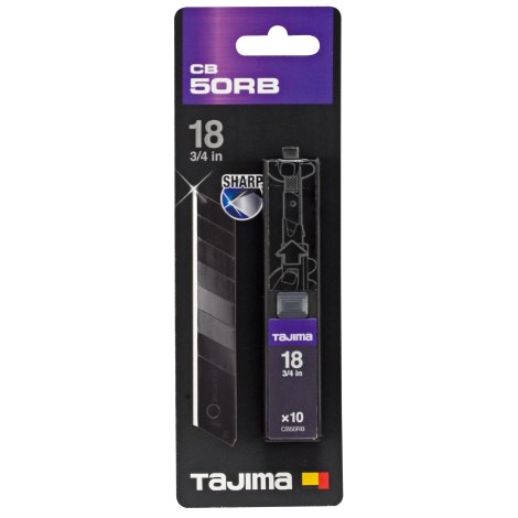 Terä Tajima CB50RB; 18 mm; 10 kpl.