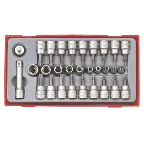Kärki ja hylsysarja Teng Tools TTTX30; 30 kpl.