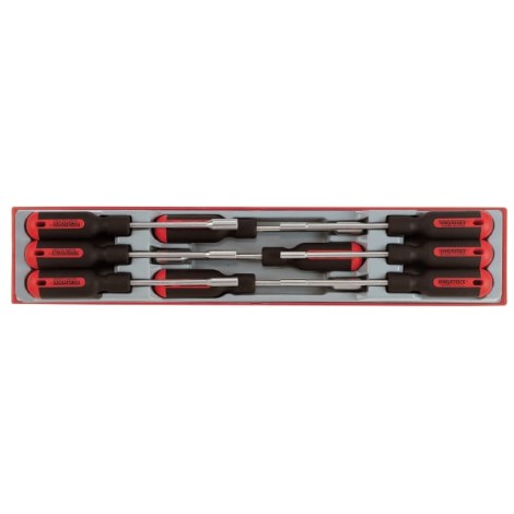 Kuusiohylsysarja Teng Tools T; 9 kpl.