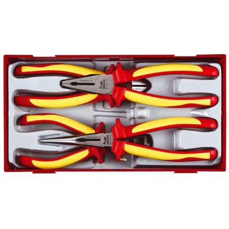Sähkömiehen pihtisarja Teng Tools TTV440; 4 kpl.