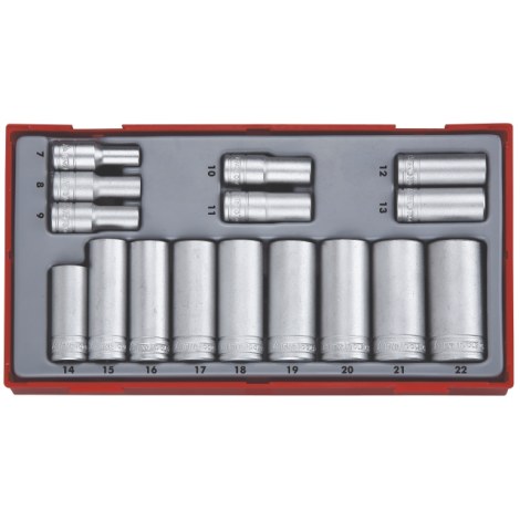 Hylsysarja  Teng Tools TT3816; 16 kpl.