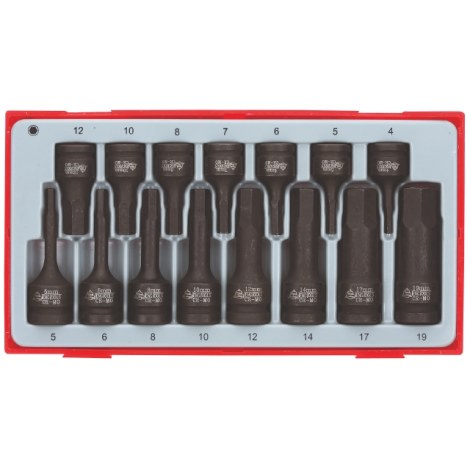 Iskuhylsysarja Teng Tools TT9015HX; 15 kpl.