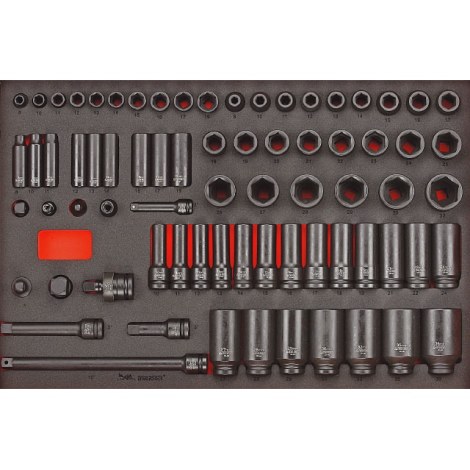 Hylsysarja Teng Tools TTEISK73; EVA; 73 kpl.