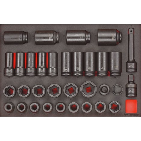Hylsysarja Teng Tools TTEISK33; EVA; 33 kpl.