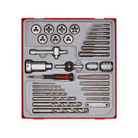Kierretyökalusarja Teng Tools TTDTD34; 34 kpl.