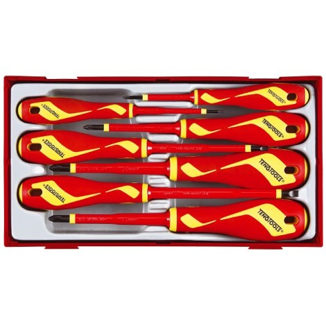 Eristetty (1.000 V) ruuvimeisselisarja Teng Tools TTV907N; 7 kpl.