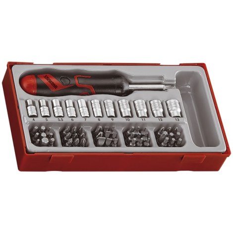 Minikoon mac-tarvikesarjat Teng Tools TTMDRT64; 64 kpl.