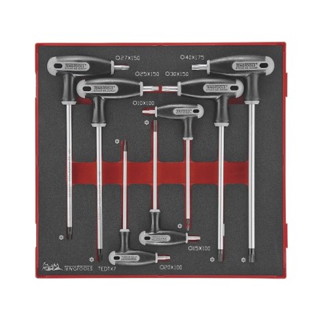 Kuusiokoloavain Teng Tools TEDTX7; EVA; 7 kpl.