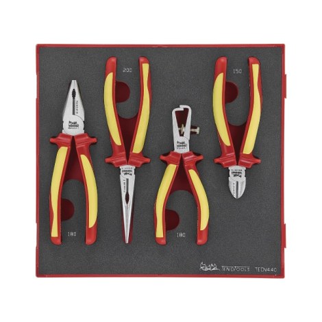 Sähkömiehen pihtisarja Teng Tools TEDV440; EVA; 4 kpl.