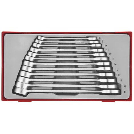 Yhdistelmä-avain-setti Teng Tools TT8012; 12 kpl.