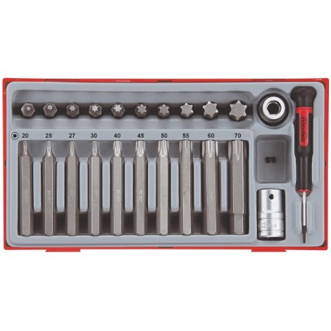 Tarvikesarja Teng Tools TTTX23; 23 kpl.