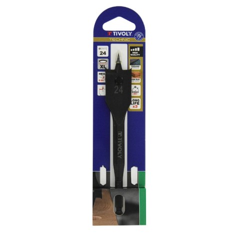 Lattaporanterä Tivoly 10802522400; 1/4''; 24 mm