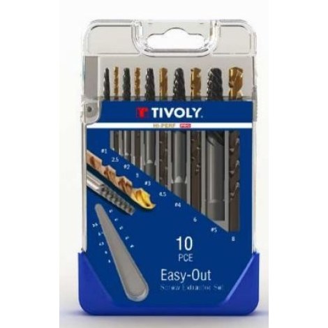 Ruuvinulosvetimet Tivoly HI-Perf; M3-M18; 10 kpl.