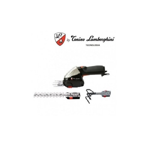 Akkupuutarhaleikkuri Tonino Lamborghini GBK 6100 Li TL; 7,2 V; 2,5 Ah akkukäyttöinen; 10/20 cm pituus