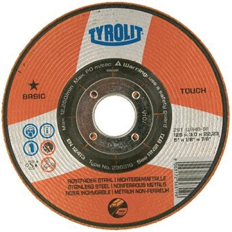 Hiomalaikka Tyrolit WA 46 BF; 125 mm; 1 kpl.