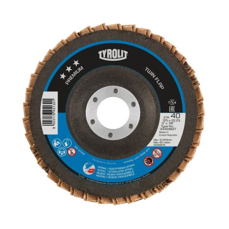 Lamellihiomalaikka  Tyrolit T34429828; 125x22,23 mm; K60