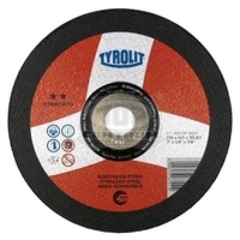 Hiomalaikka Tyrolit A 30 BF INOX; 125x6 mm; 1 kpl.