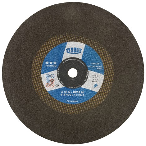 Hiova katkaisulaikka Tyrolit A 30 N BF 02 M; 350x3,5 mm; 1 kpl.