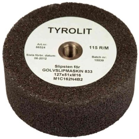 Hiomalaikat penkkihiomakoneille Tyrolit T88524; Ø125x50 mm; M16