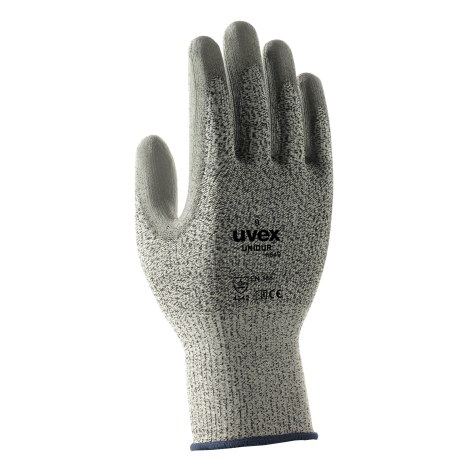 Työkäsineet Uvex Unidur 6649; Class 3; HPPE; PU; 9 koko