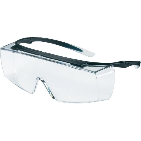 Suojalasit Uvex Super f OTG; Supravision sapphire; musta