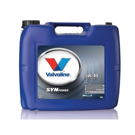 Öljy Valvoline SYNPOWER MST C3 5W40; 20 l