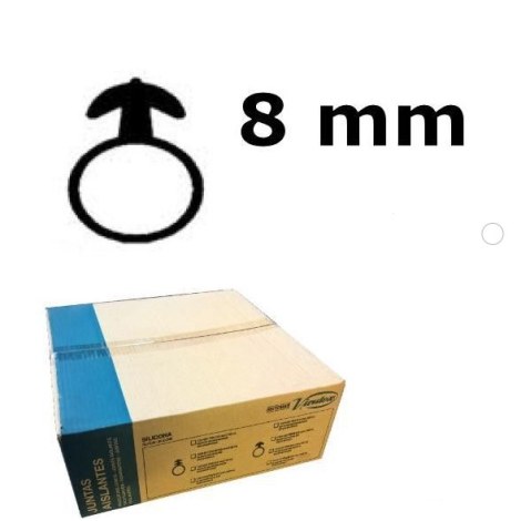 Kiinnitin Virutex 1204182; FS2/B; 8 mm x 100 m; silikon