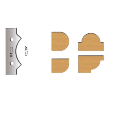 Vaihtoterä leikkurille Virutex 9841013; R=20/90°; 2 kpl.