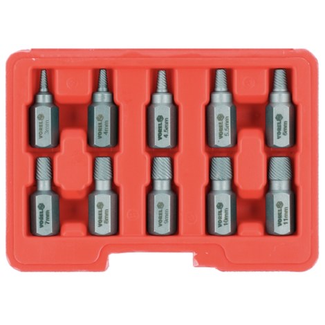 Ruuvinulosvetimet Vorel 24007; 3-11 mm; 10 kpl.