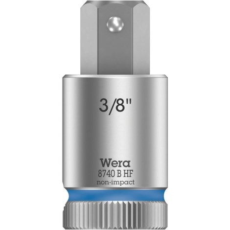 Kuusiohylsy Wera WE05003093001; HEX-plus; 3/8''; 3/8''x38,5 mm