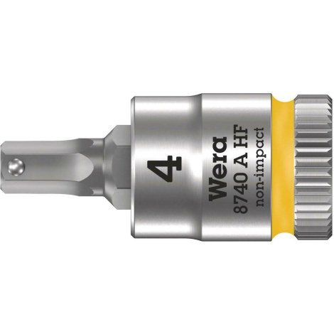 Kuusiohylsy Wera WE05003333001; HEX; 1/4''; 4x28 mm