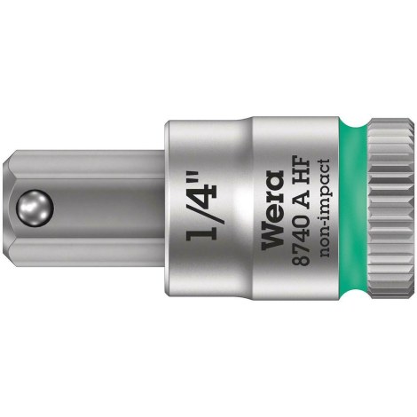 Kuusiohylsy Wera WE05003388001; HEX-plus; 1/4''; 1/4''x28 mm