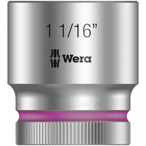Kuusiohylsy Wera WE05003632001; HEX; 1/2''; 1-1/16''x40 mm
