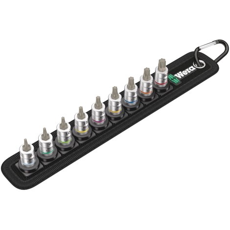 Urakärki Wera WE05003882001; Torx HF Zyklop 1/4''; 9 kpl