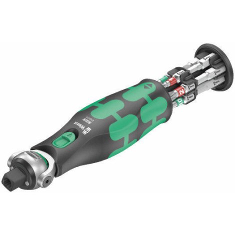 Räikkä Wera 8009 Zyklop Pocket Imperial Set 1; 3/8''-1/4'' + ruuvivääntimen päät