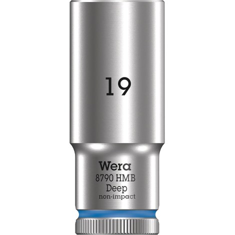 Kuusiohylsy Wera WE05004541001; HEX; 3/8''; 19x64 mm