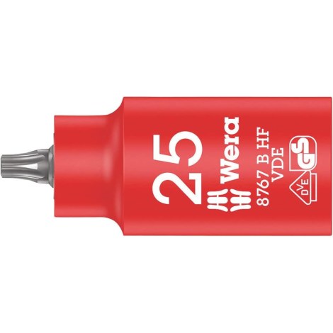 Kuusiohylsy Wera WE05004921001; TORX; VDE; 3/8''; 25x55 mm