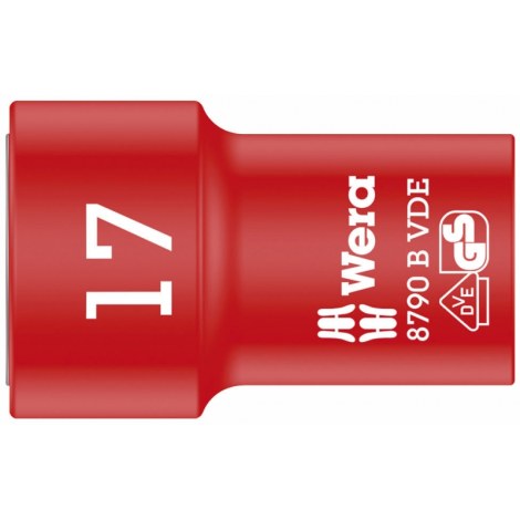 Kuusiohylsy Wera WE05004961001; VDE; 3/8''; 17x46 mm