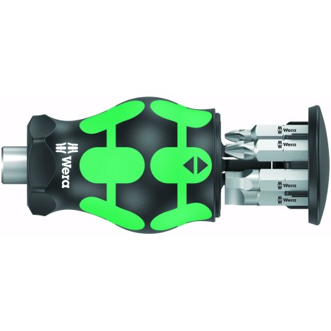 Ruuvimeisseli Wera WE05008877001; 1/4''; 25 mm; 6 kpl + ruuvivääntimen päät