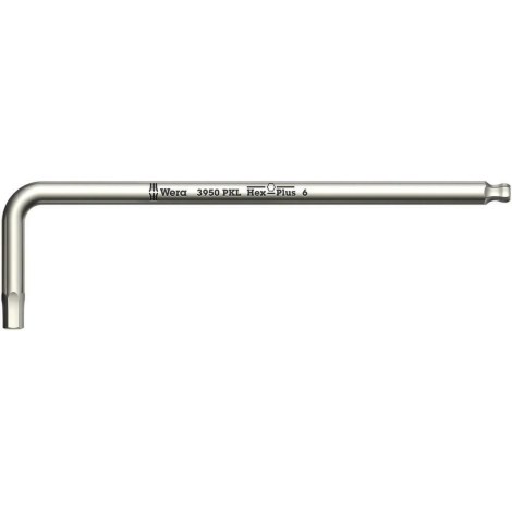 Kuusiokoloavain Wera WE05022709001; Hex-Plus; 10x224 mm