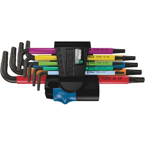 Kuusiokoloavain Wera 967/9 TX Multicolour HF 1; TX8-TX40; 9 kpl.