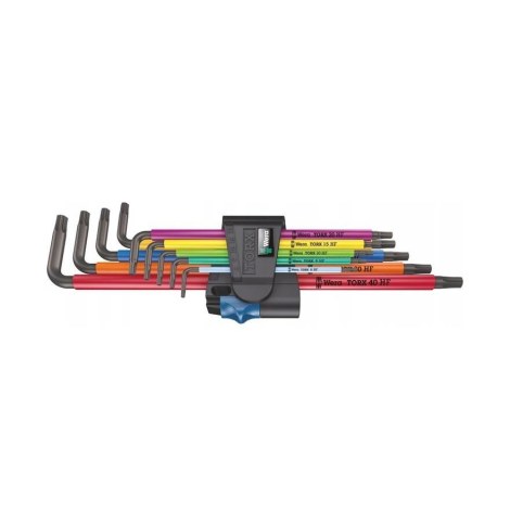 Kuusiokoloavain Wera 967/9 TX XL Multicolour HF 1; TX8-TX40; 9 kpl.