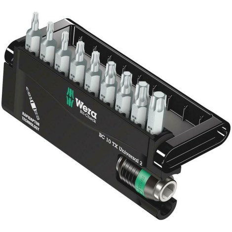 Urakärki Wera WE05057115001; 1/4''; Torx; 6-40 mm; 25 mm; 10 kpl.