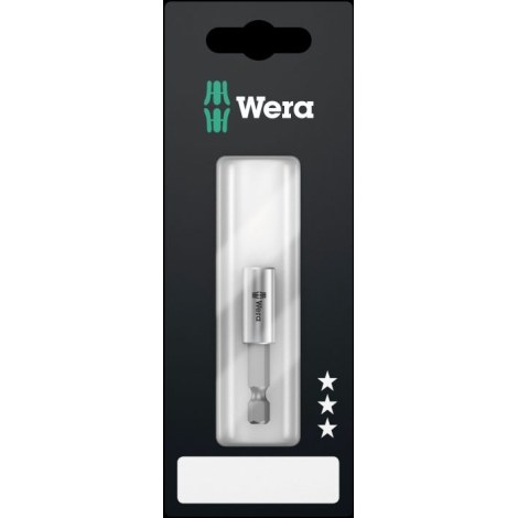 Teränpidin magneettinen Wera 899/4/1; 1/4''; 75 mm; 1 kpl.; läpipainopakkaus