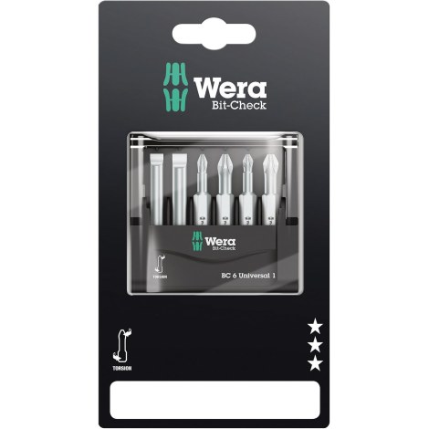 Tarvikesarja Wera WE05073635001; PH; PZ; SL; 6 kpl.