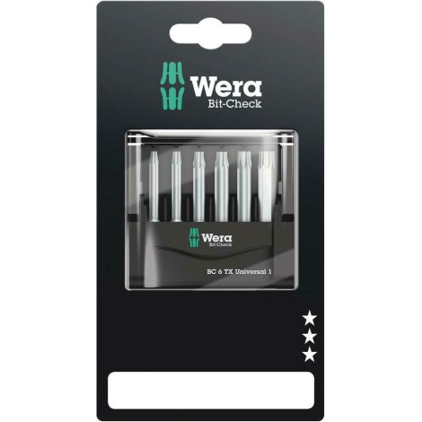 Tarvikesarja Wera WE05073637001; TX; 50 mm; 6 kpl.