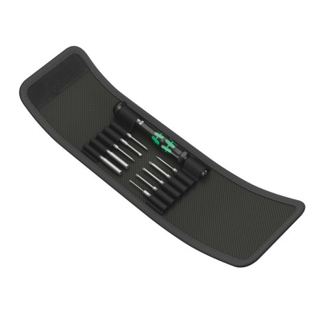 Ruuvimeisselin kahva Wera Kraftform Kompakt Micro 11 + ruuvivääntimen päät