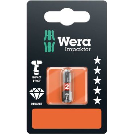 Urakärki Wera 851/1 IMP DC; PH2; 25 mm; 1 kpl.