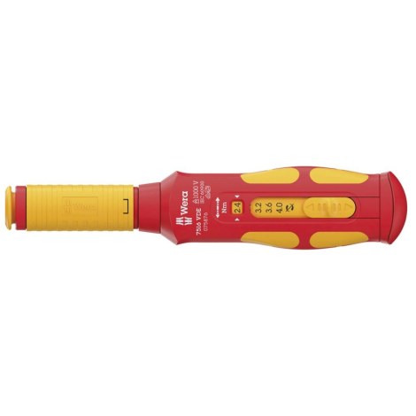 Dynamometrin ruuvimeisseli Wera WE05075876001; 2,4-4,0 Nm